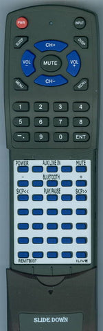 ILIVE REM-ITB037 Replacement Remote