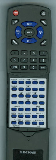 ILIVE REM-ITP100B Replacement Remote