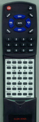 AUDIOVOX MMDV1 Replacement Remote