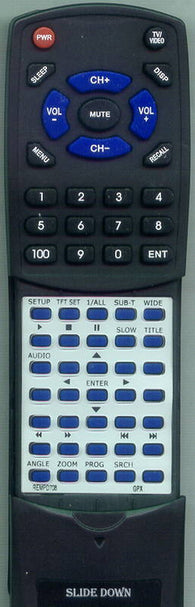 G RTREMPD708 Replacement Remote