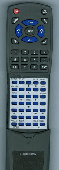 G RTREMPD808 Replacement Remote