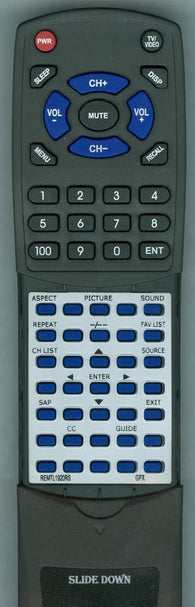 GPX REM-TL1920RS Replacement Remote