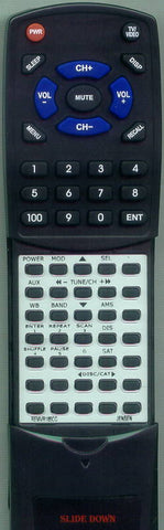 JENSEN VR185CC Replacement Remote