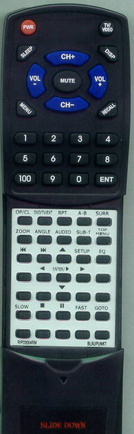 BLAUPUNKT DVDMER Replacement Remote