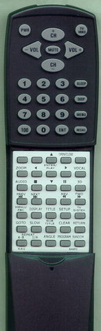 SAMPO DVE612N Replacement Remote