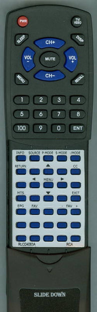 RCA RLCD4063A Replacement Remote