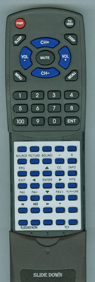 RCA RLDED3231ABRK Replacement Remote