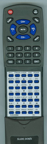 RCA 4RDPRO Replacement Remote