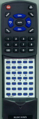 JVC RTRMC1252G1H Replacement Remote
