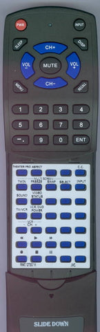 JVC HD52G587 Replacement Remote