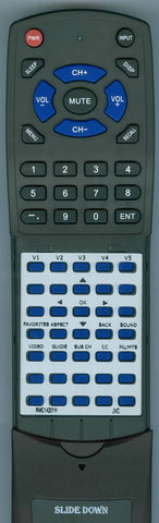 JVC RMC14201H Replacement Remote