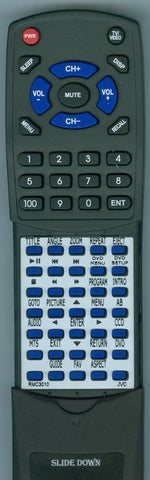 JVC RMC3010 Replacement Remote