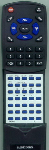 JVC RTRMC3451A Replacement Remote