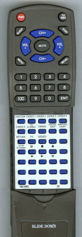 JVC RMC406 Replacement Remote