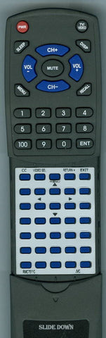 JVC RMC7511C Replacement Remote