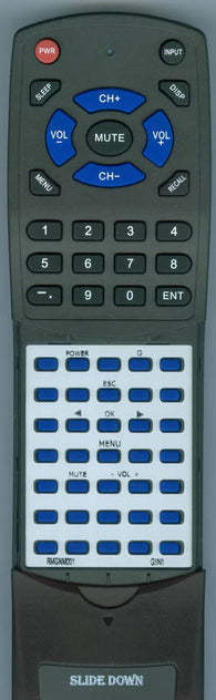 GIINII RTRMGNM001 Replacement Remote