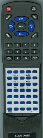 JVC CHX1100RF Replacement Remote