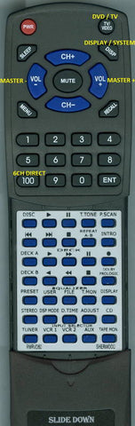 SHERWOODINSERT RTRMRVD60 Replacement Remote
