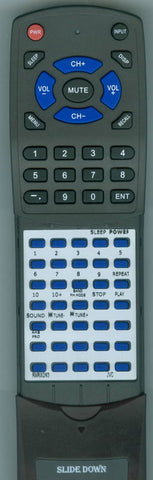 JVC RMRXQN3 Replacement Remote