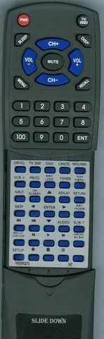 JVC RTRMSDR027U Replacement Remote