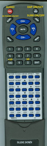 JVC RX5THBK Replacement Remote