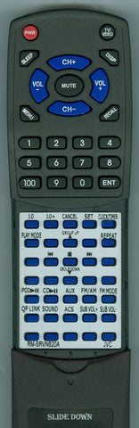 JVC RTRMSRVNB20A Replacement Remote