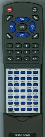 JVC RX5050B Replacement Remote