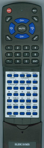 JVC RTRMSRX5040R Replacement Remote
