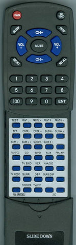 JVC RTRMSRX5060J Replacement Remote