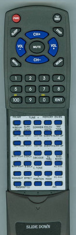 JVCINSERT RX-F10S Replacement Remote