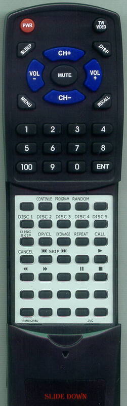 JVC RMSX215U Remote - Thumbnail 2