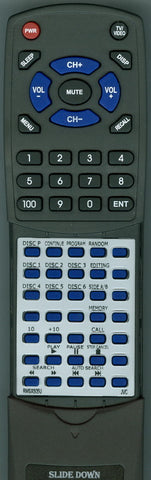 JVC RMSX505U Replacement Remote