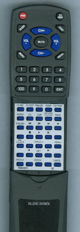 JVC RTRMSXLR2010A Replacement Remote
