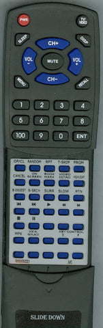 JVC RMSXSV22U Replacement Remote