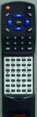 JVC XV-F80BK Replacement Remote
