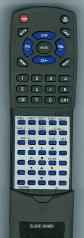 JVC XV-M567GD Replacement Remote