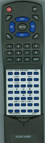 SONY RTRMTCCDK70A Replacement Remote