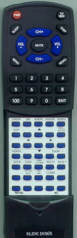 NEC RTRMTPX03 Replacement Remote
