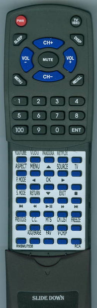 RCA RTRNSMU7536 Replacement Remote