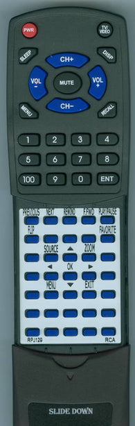 RCA RPJ129 Replacement Remote