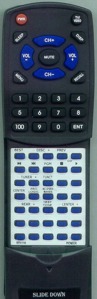 PIONEER D3300Q Replacement Remote