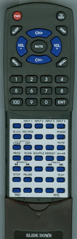 ROTEL RTRR933 Replacement Remote