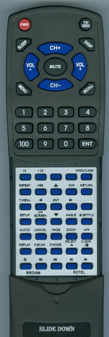 ROTEL RDV-1045 Replacement Remote