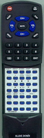 SHARP RTRRMCG0006AJSA Replacement Remote