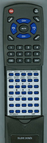 SHARP VCA343U Replacement Remote