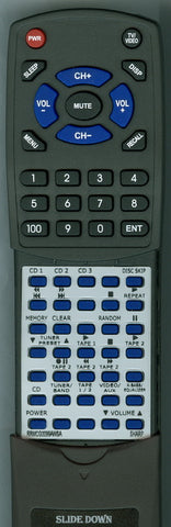SHARP RTRRMCG0099AWSA Replacement Remote