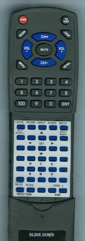SHARP VCA572 Replacement Remote