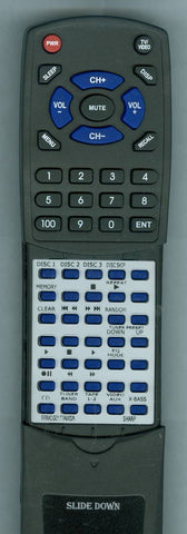SHARP CDC662 Replacement Remote