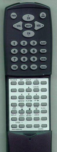ADMIRAL RRMCG0200AJSA Replacement Remote