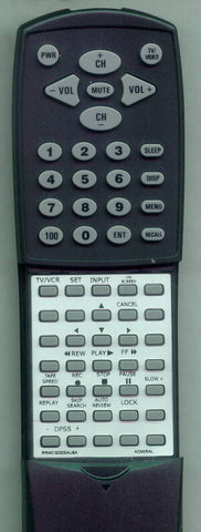 ADMIRAL RRMCG0200AJSA Replacement Remote